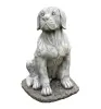 Product image 6 of the product “Henry - Dog, sitting 66cm H | cast stone ”